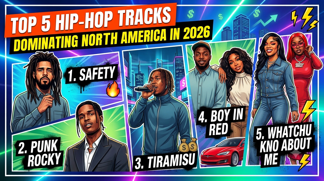 Top 5 Hip-Hop Tracks Dominating North America in 2026