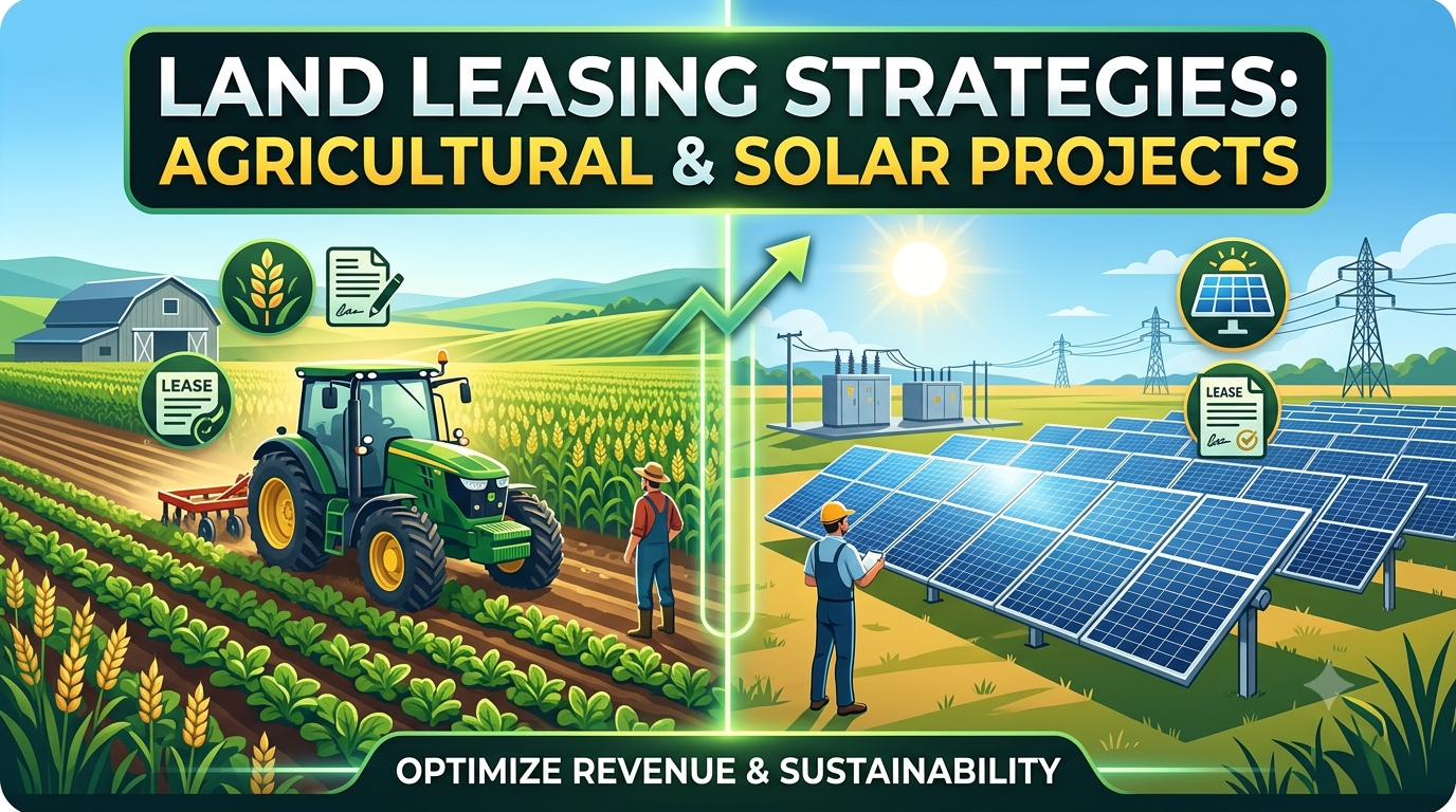 Land Leasing Strategies for Agricultural and Solar Projects