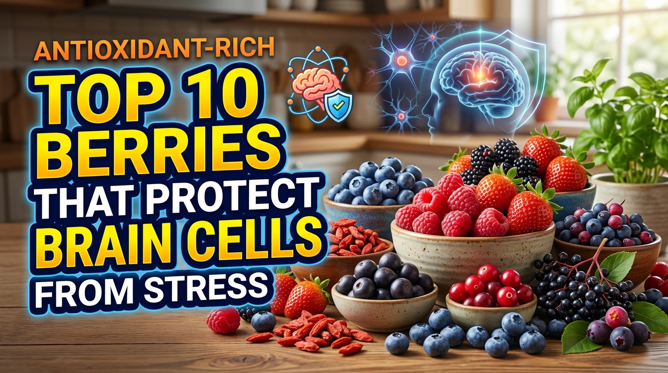 Top 10 Antioxidant-Rich Berries That Support Brain Health and Cellular Protection