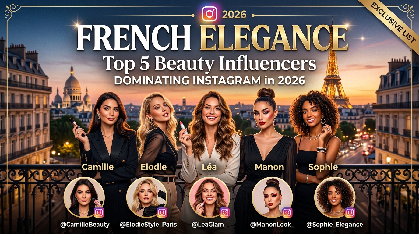 French Elegance: Top 5 Beauty Influencers Dominating Instagram in 2026