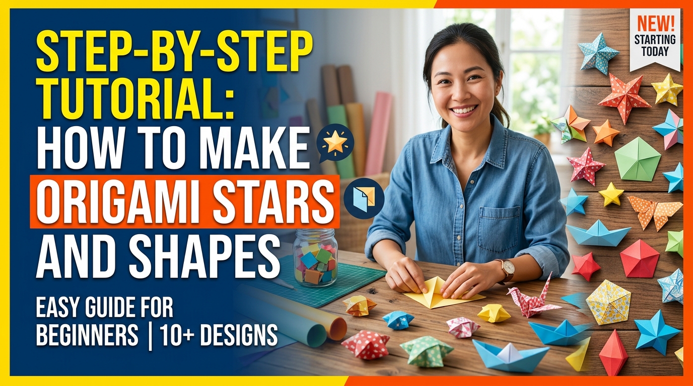 Step-by-Step Tutorial: How to Make Origami Stars and Shapes