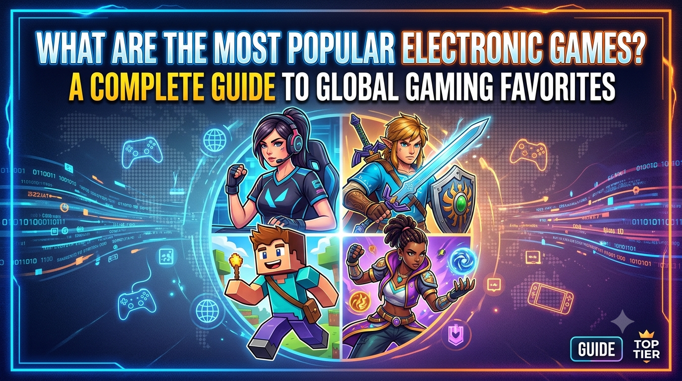 What Are the Most Popular Electronic Games? A Complete Guide to Global Gaming Favorites