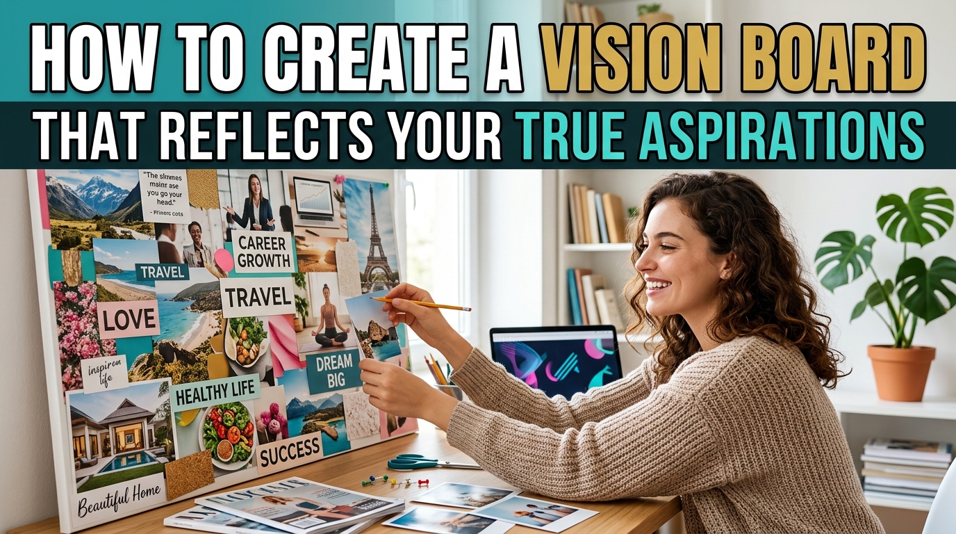 How to Create a Vision Board That Reflects Your True Aspirations