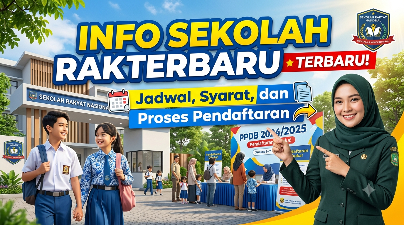 Info Sekolah Rakyat Terbaru: Jadwal, Syarat, dan Proses Pendaftaran