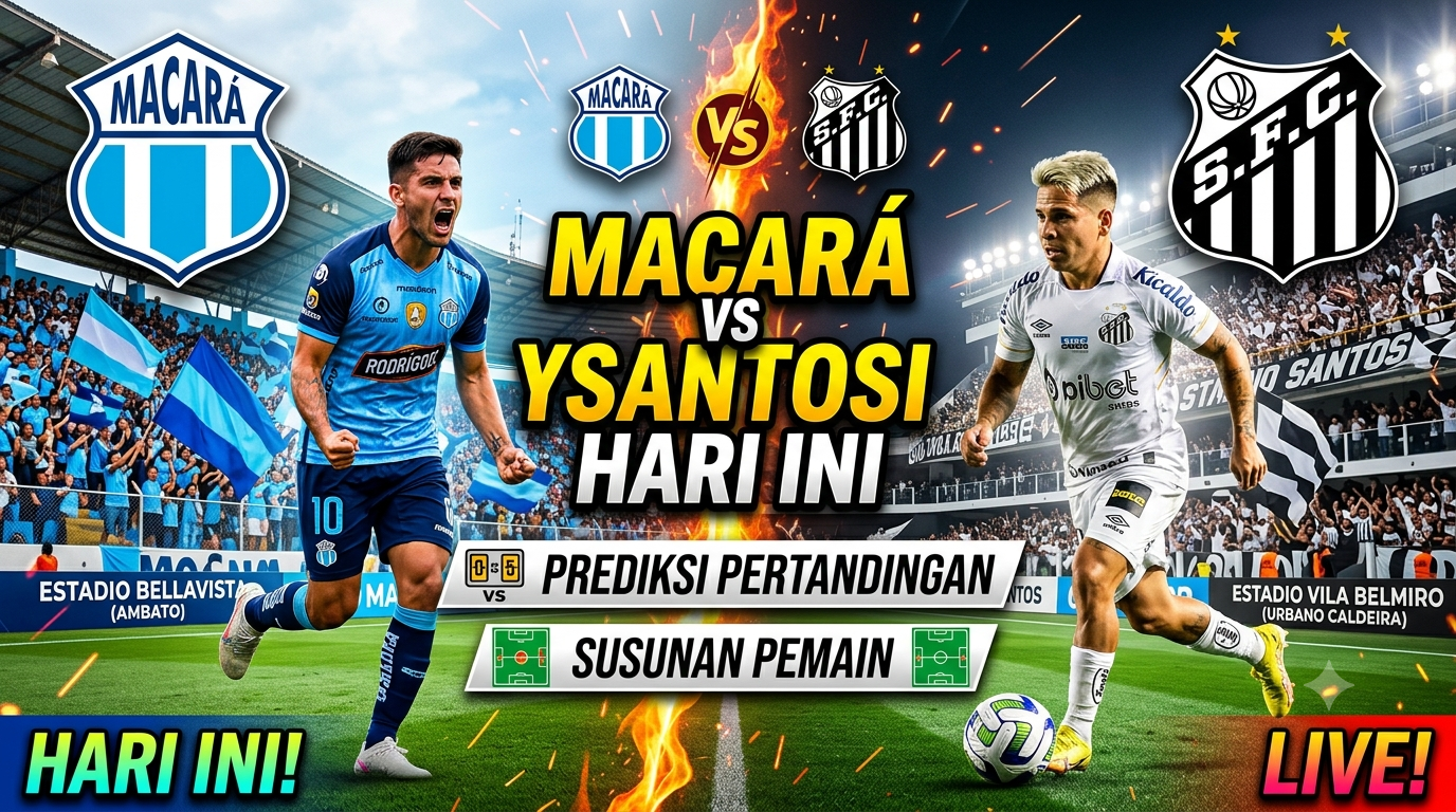 Macara vs Santos hari ini: Prediksi pertandingan dan susunan pemain