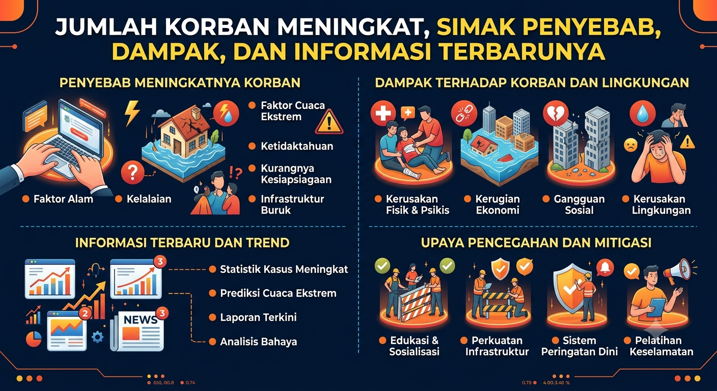 Jumlah Korban Meningkat, Simak Penyebab, Dampak, dan Informasi Terbarunya