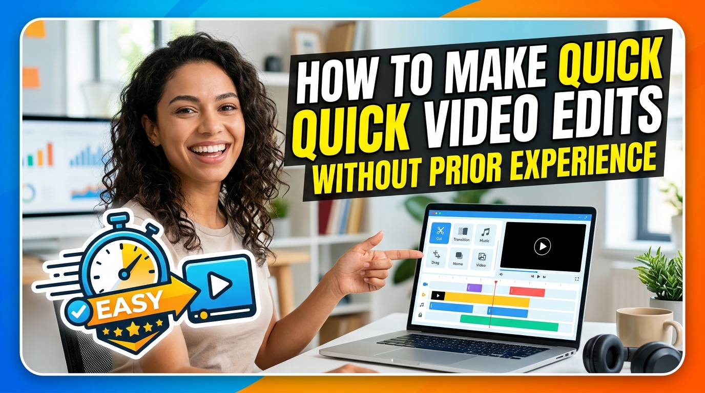 How to Make Quick Video Edits Without Prior Experience