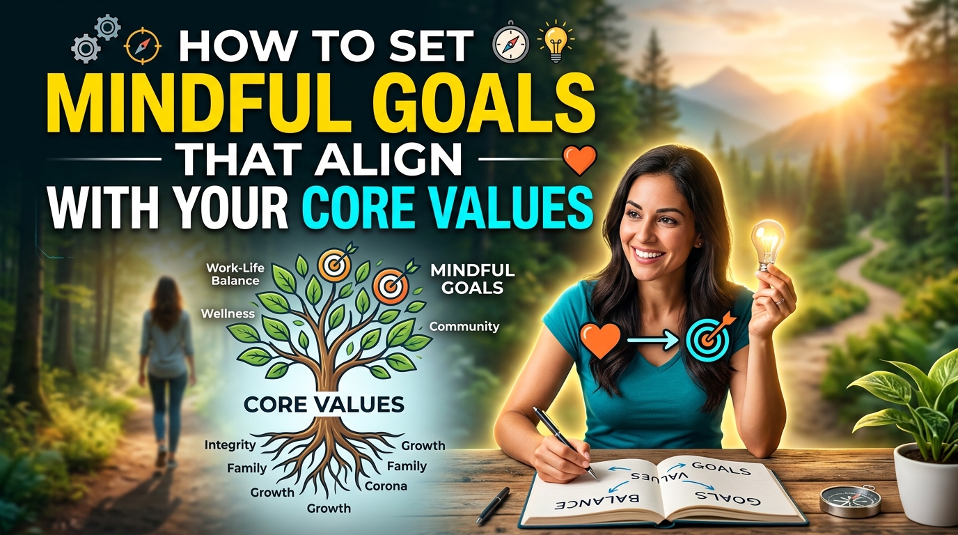 How to Set Mindful Goals That Align With Your Core Values