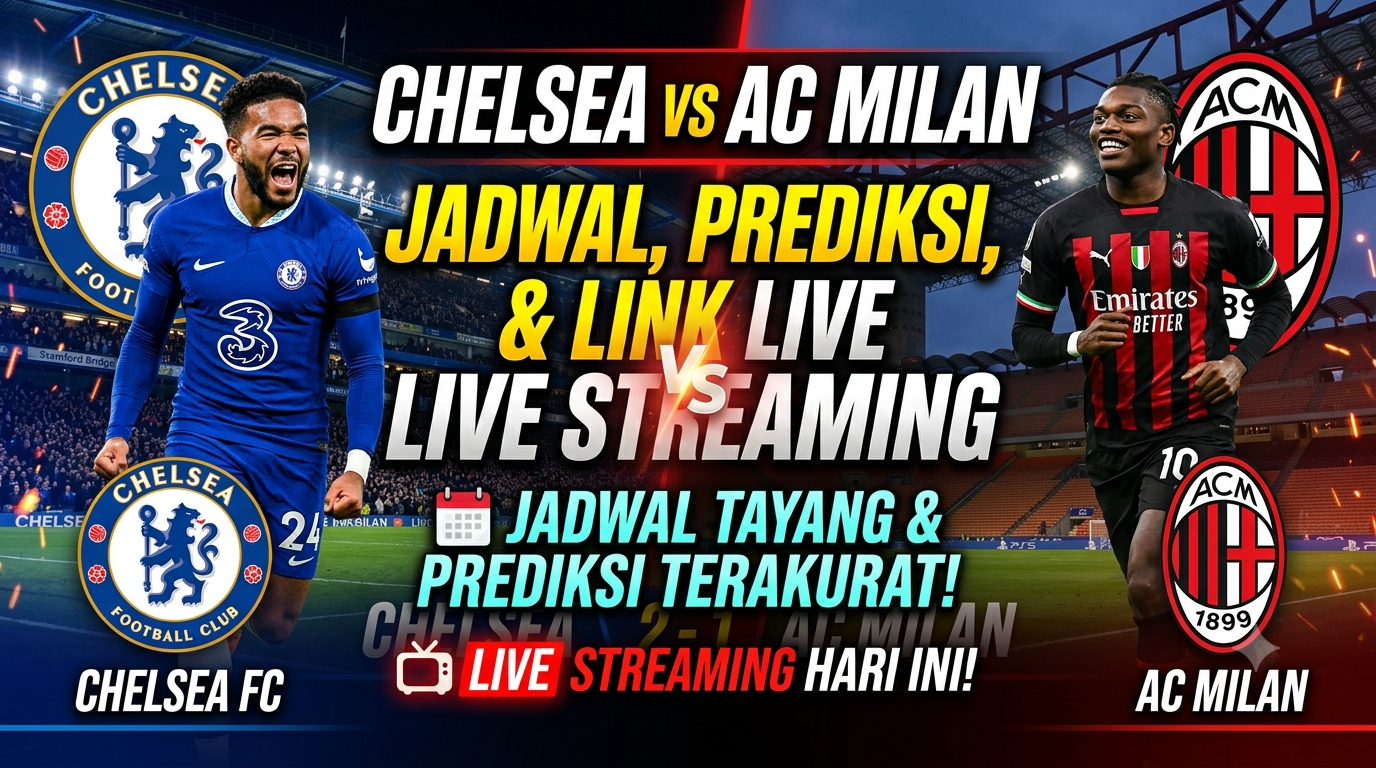 Chelsea vs AC Milan: Jadwal, Prediksi, dan Link Live Streaming