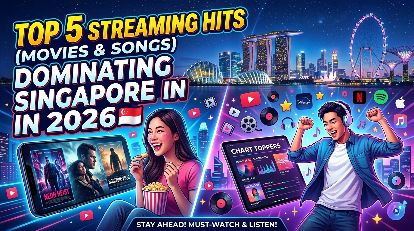 Top 5 Streaming Hits (Movies and Songs) Dominating Singapore in 2026