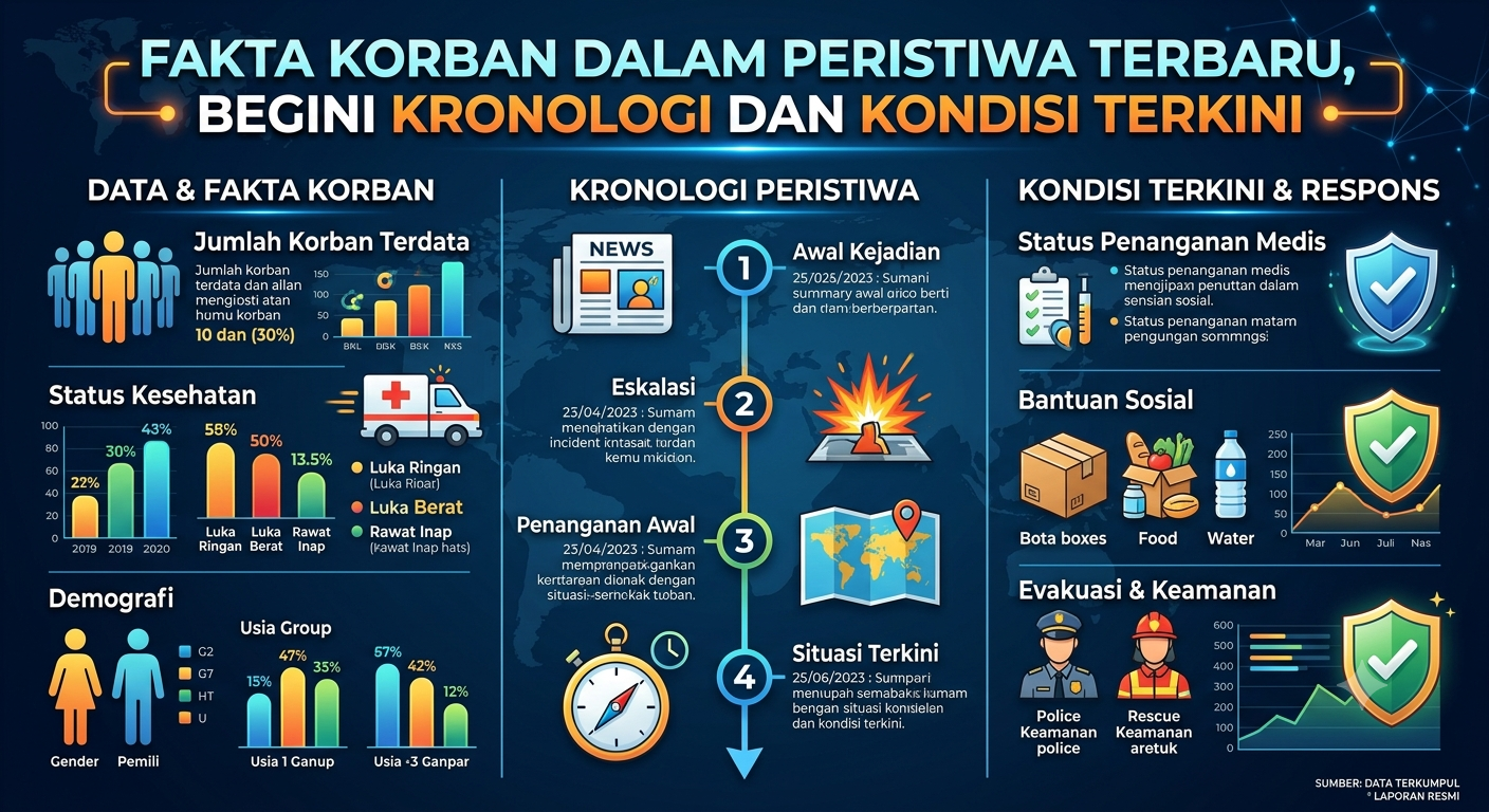 Fakta Korban dalam Peristiwa Terbaru, Begini Kronologi dan Kondisi Terkini