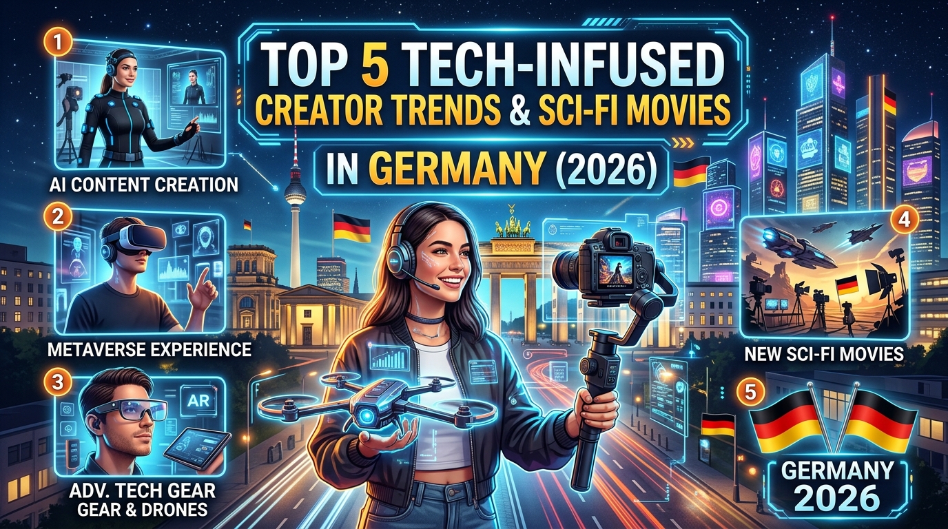 Top 5 Tech-Infused Creator Trends and Sci-Fi Movies in Germany (2026)