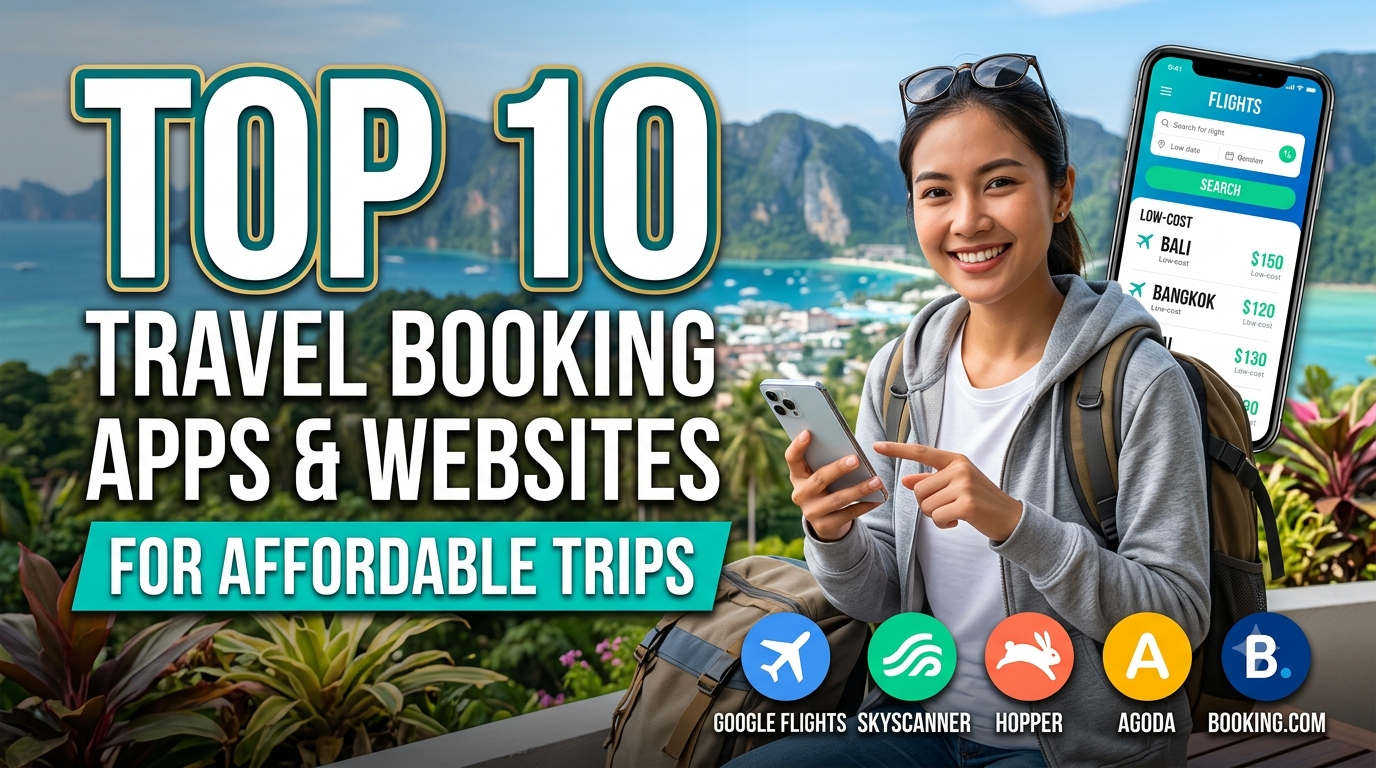 Top 10 Travel Booking Apps and Websites for Affordable Trips