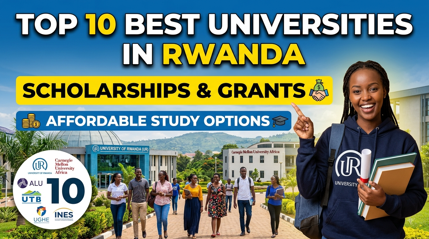 Top 10 Best Universities in Rwanda: Scholarships, Grants, and Affordable Study Options