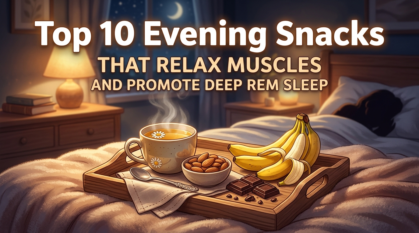 Top 10 Evening Snacks That Support Muscle Relaxation and Better Sleep