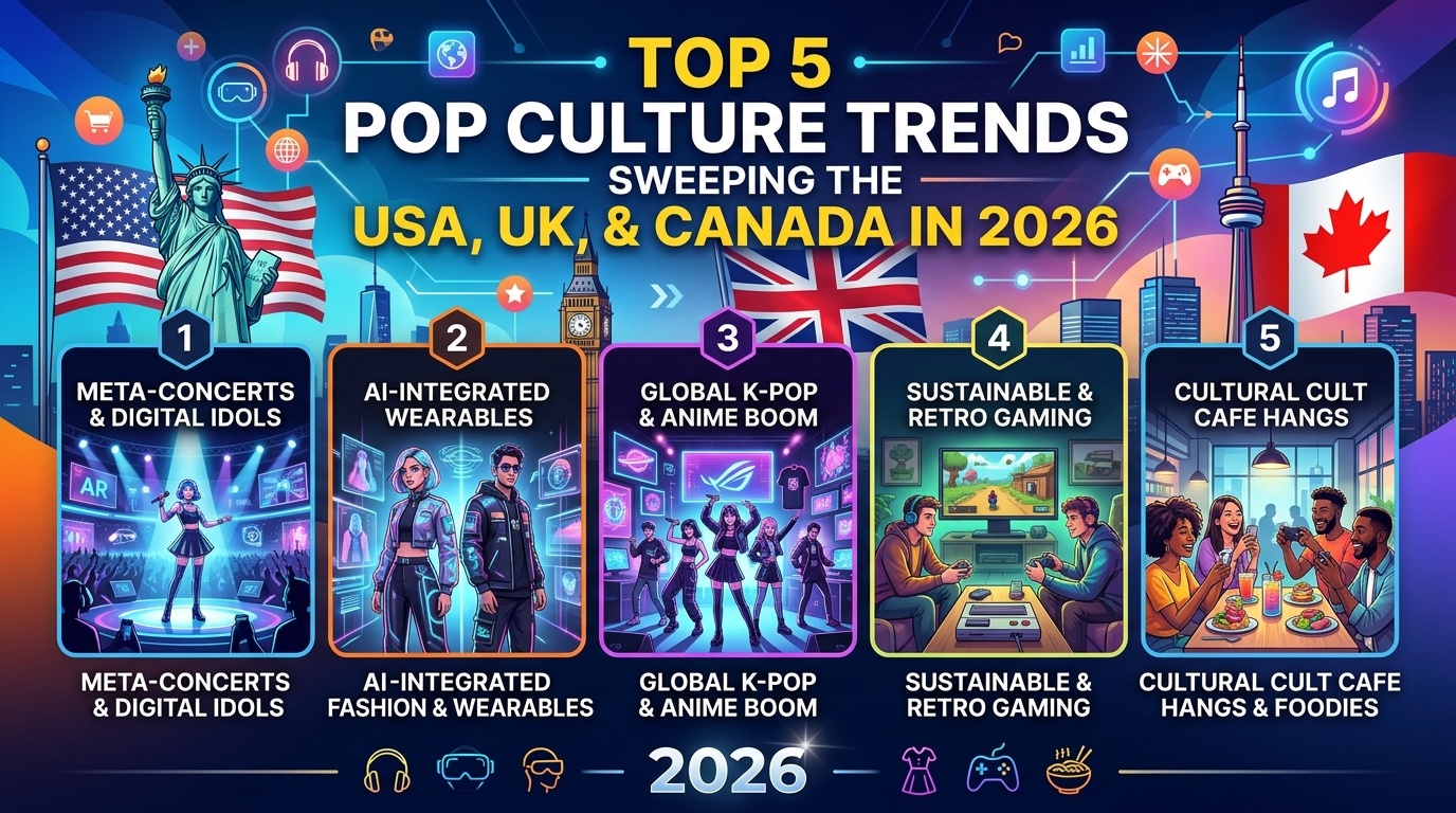 Top 5 Pop Culture Trends Sweeping the USA, UK, and Canada in 2026