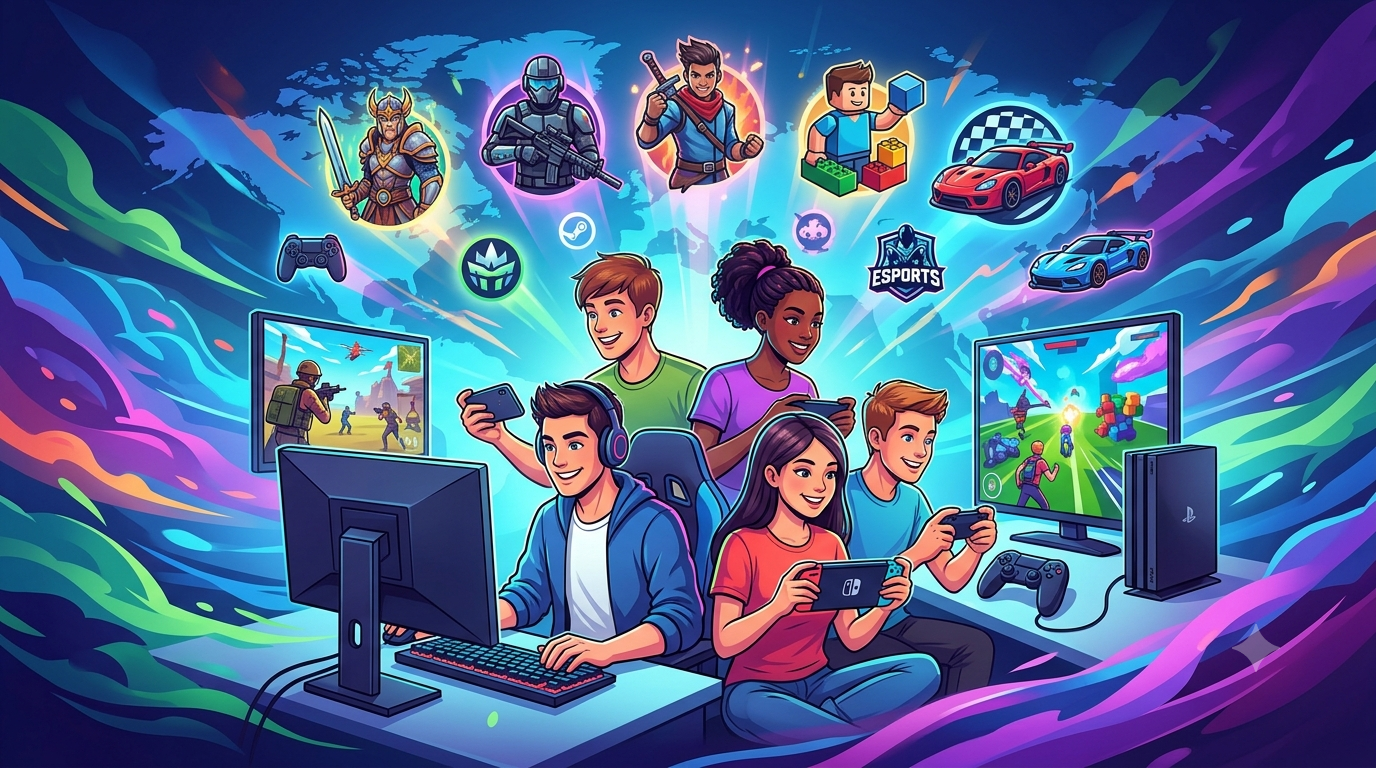 Most Popular Electronic Games in the World: Top Video Games Loved by Millions of Players