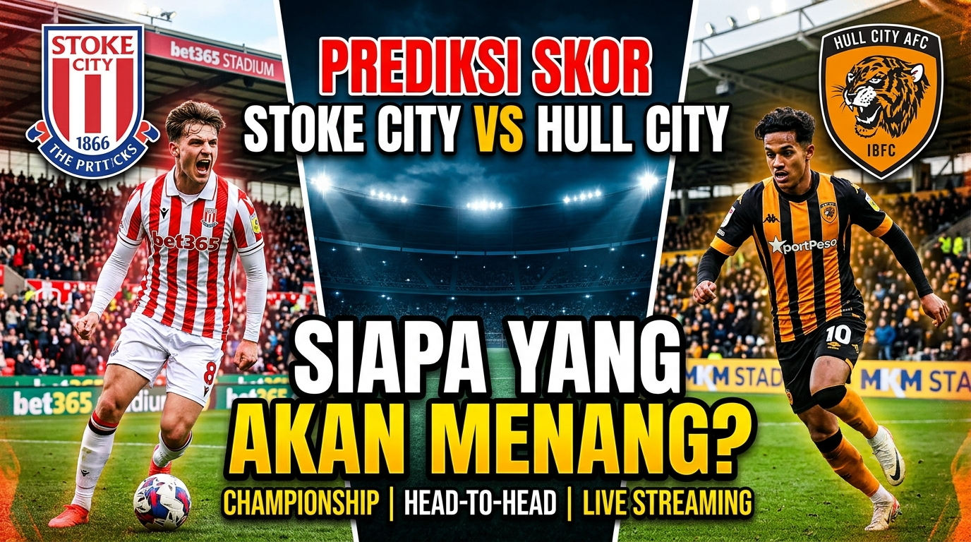 Prediksi Stoke City vs Hull City, Siapa yang Akan Menang?