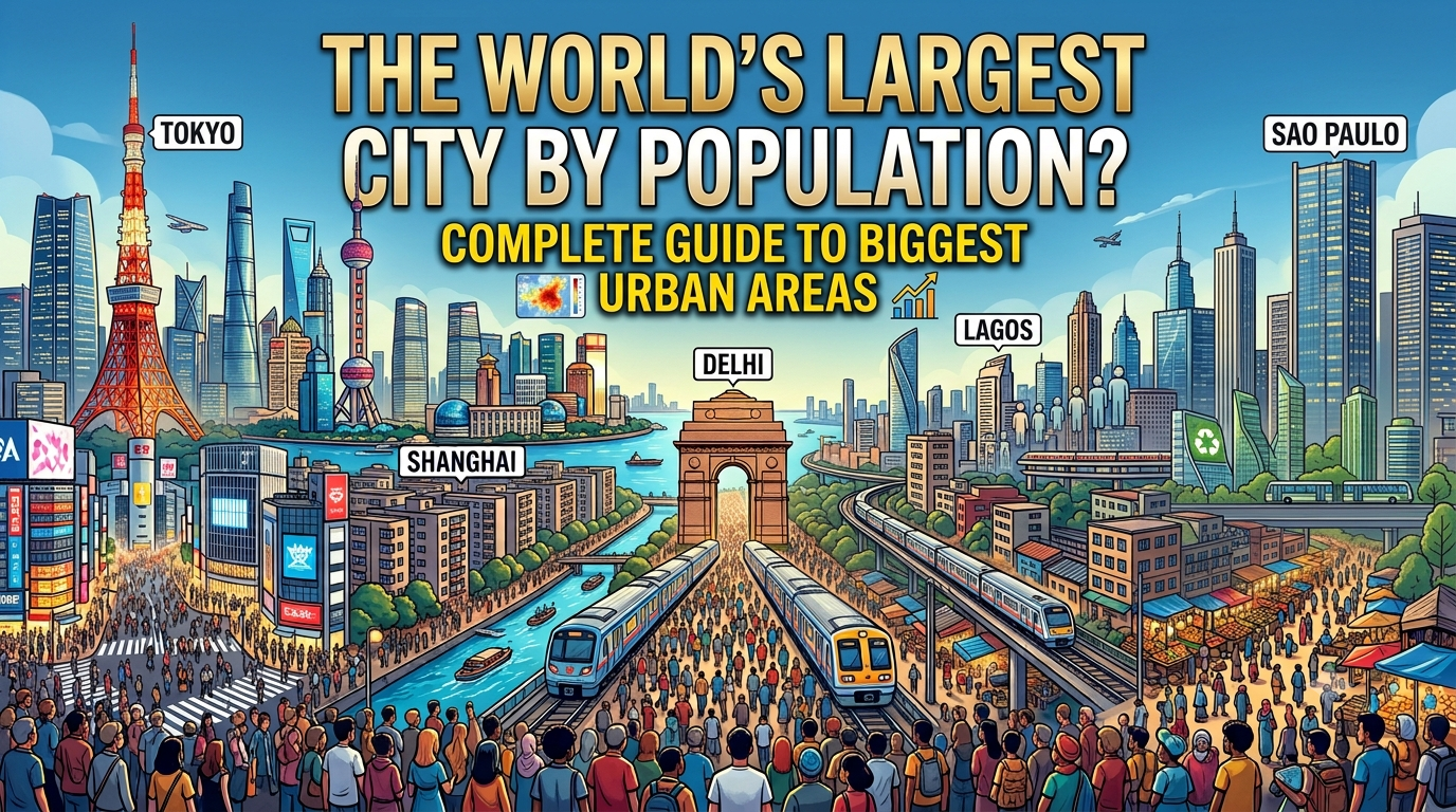 What Is the World’s Largest City by Population? A Complete Guide to the Biggest Urban Areas