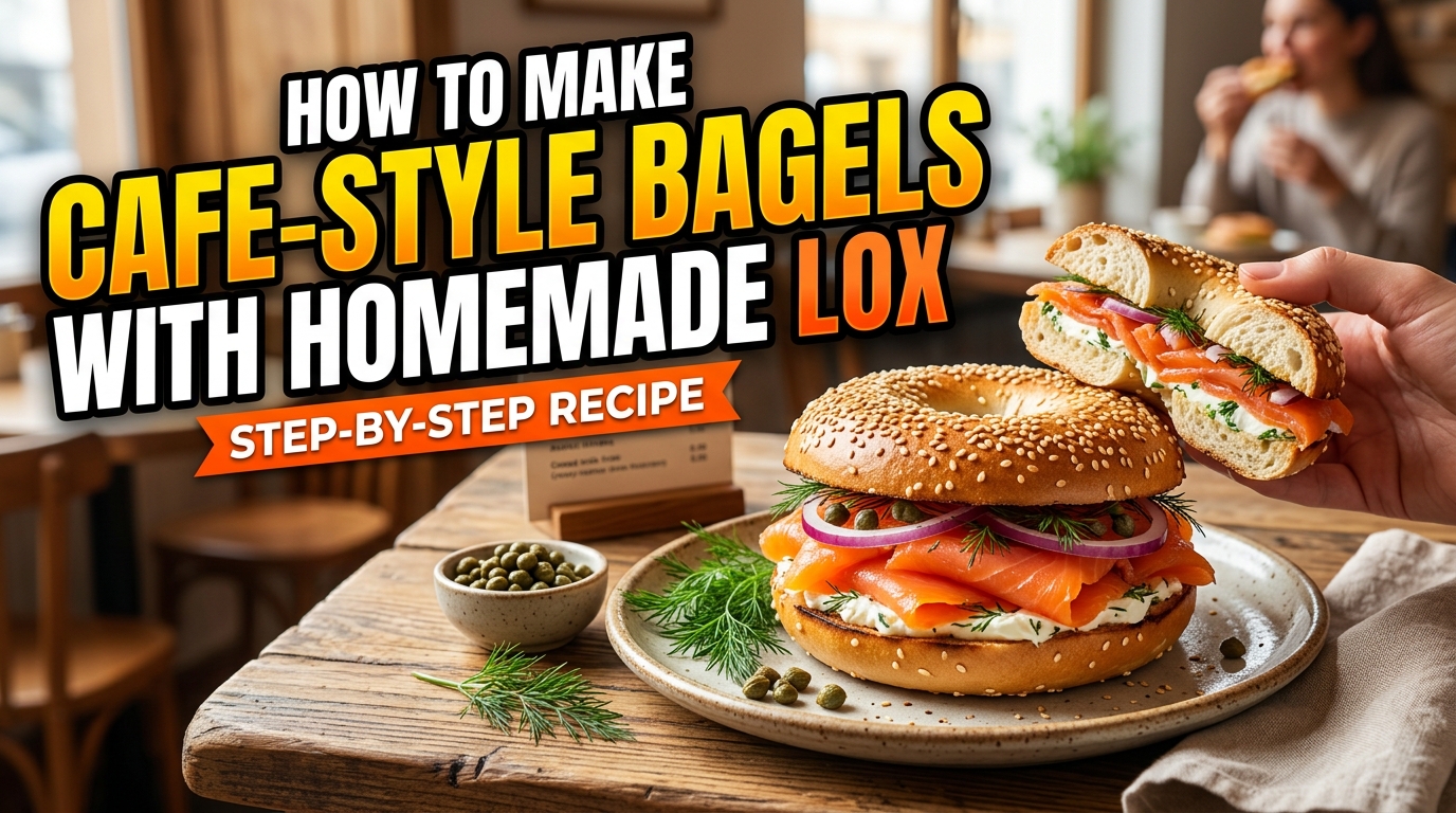 How to Make Cafe-Style Bagels with Homemade Lox