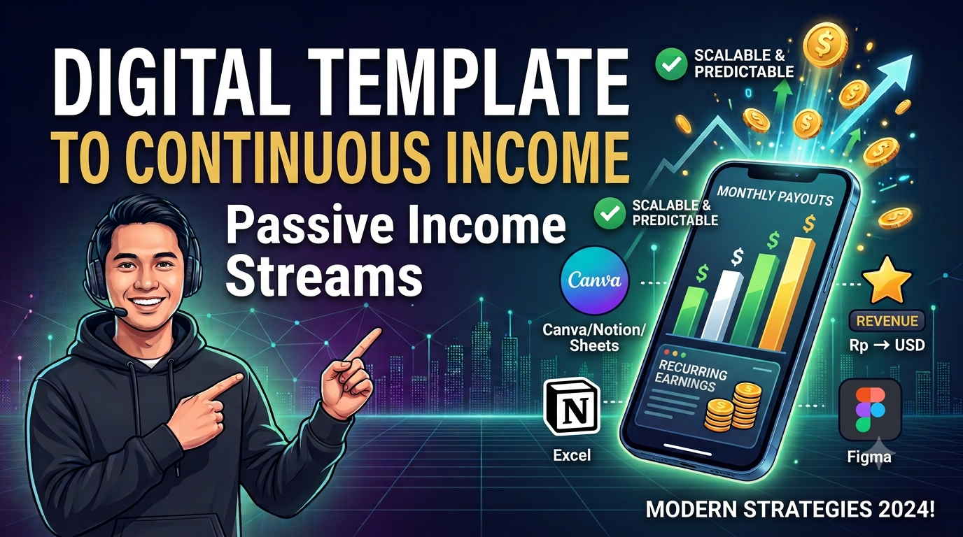 Turning Digital Templates into Continuous Income Streams