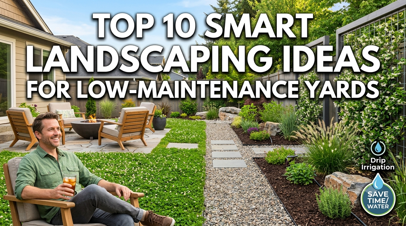 Top 10 Smart Landscaping Ideas for Low-Maintenance Yards