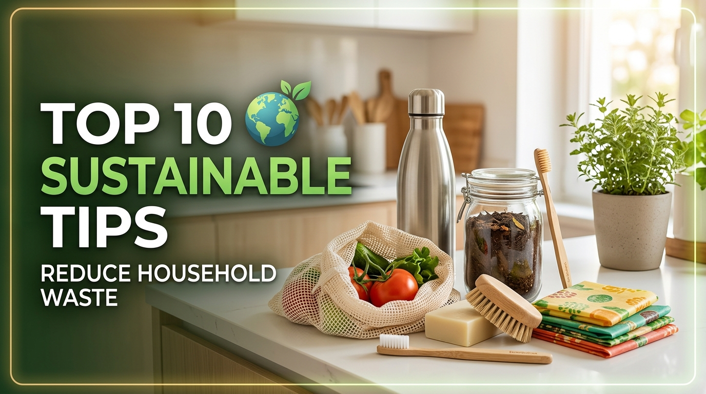 Top 10 Sustainable Living Tips to Reduce Household Waste