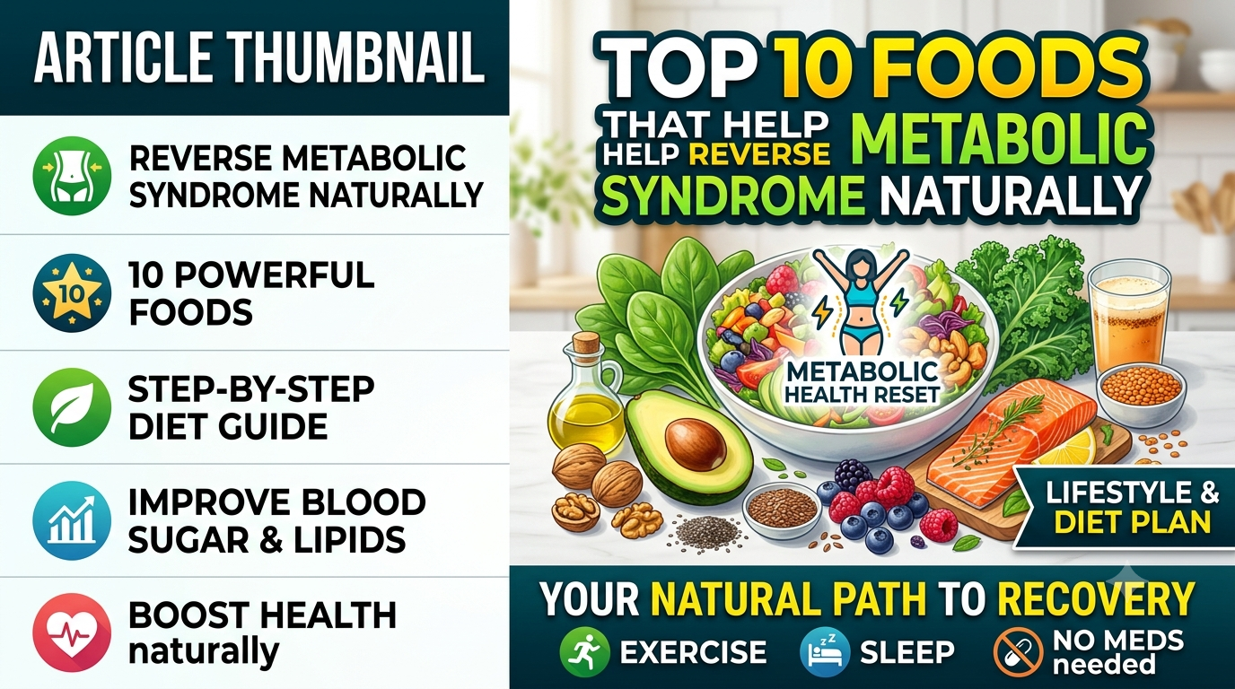 Top 10 Foods That Help Reverse Metabolic Syndrome Naturally