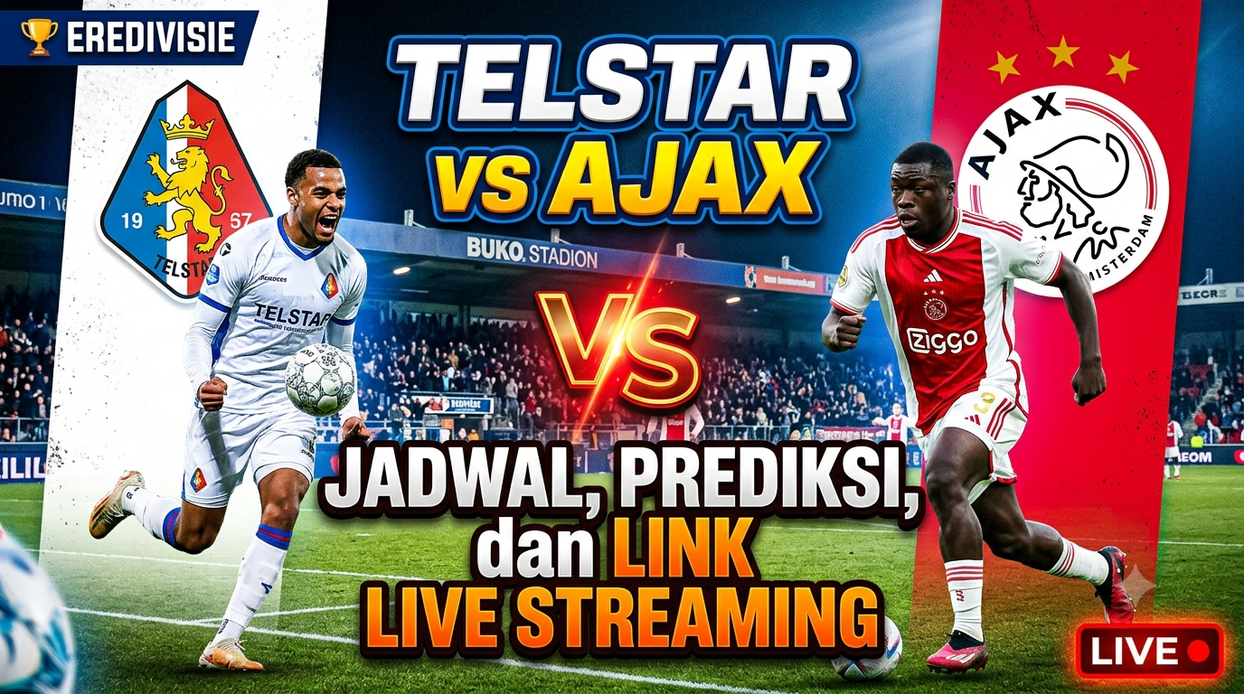 Telstar vs Ajax: Jadwal, Prediksi, dan Link Live Streaming