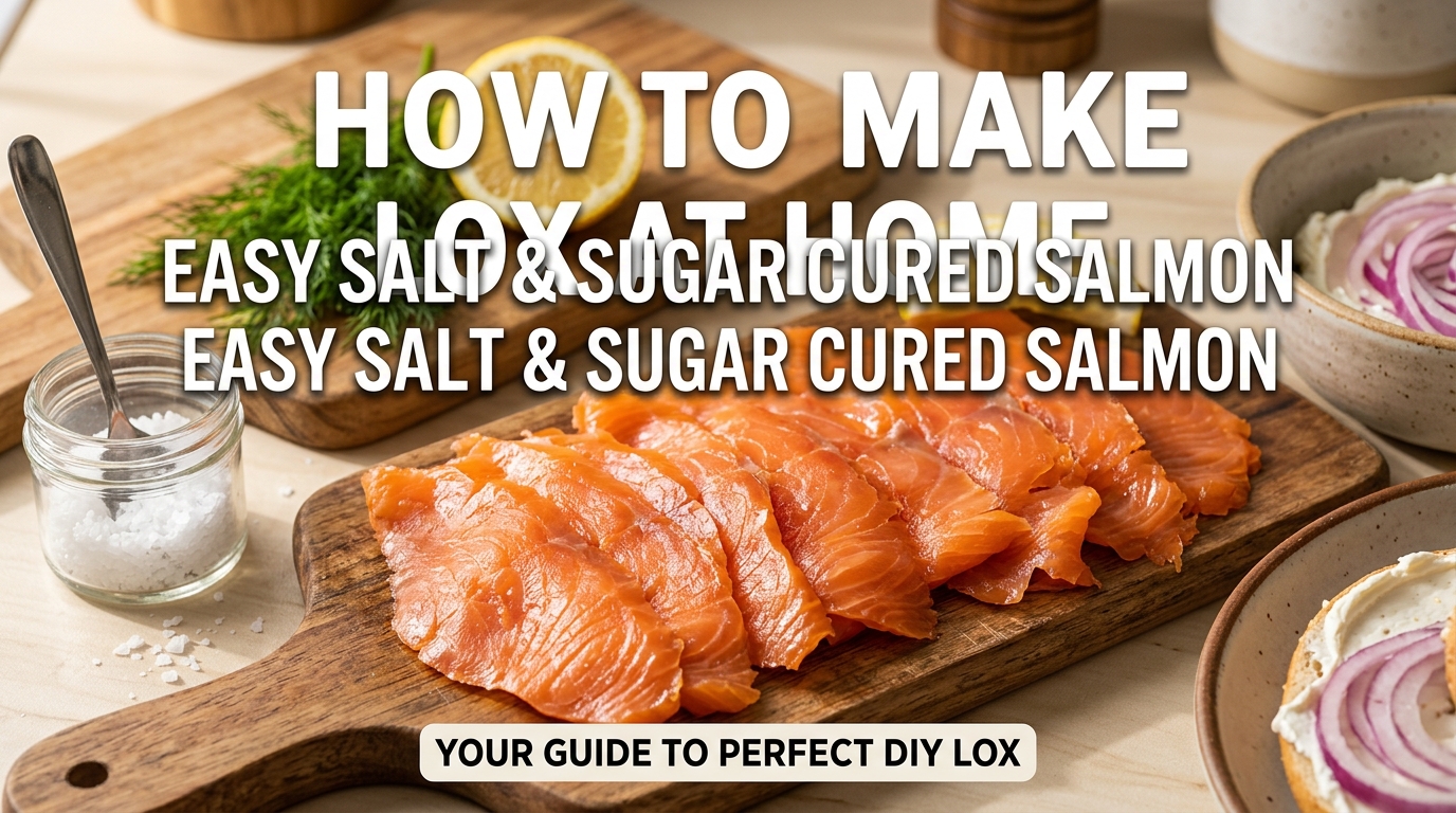 How to Make Lox at Home: Easy Salt and Sugar Cured Salmon