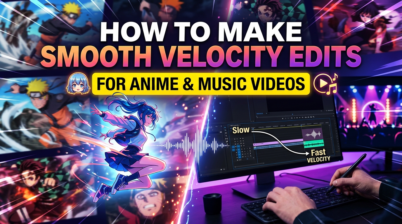How to Make Smooth Velocity Edits for Anime and Music Videos