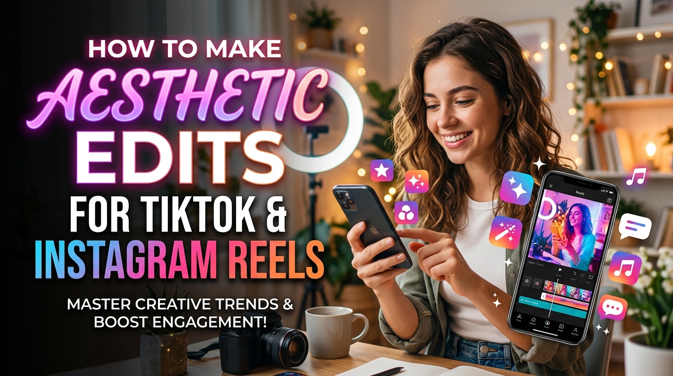 How to Make Aesthetic Edits for TikTok and Instagram Reels