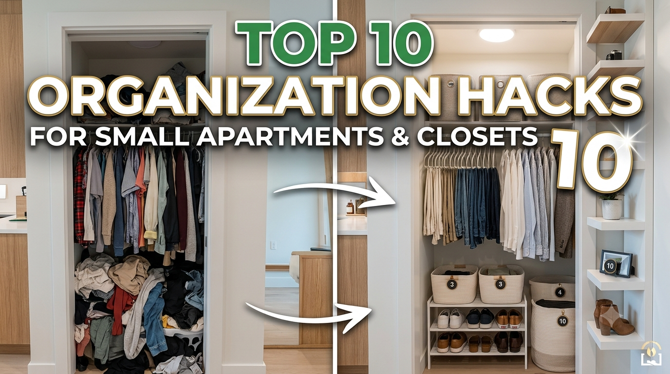 Top 10 Organization Hacks for Small Apartments and Closets