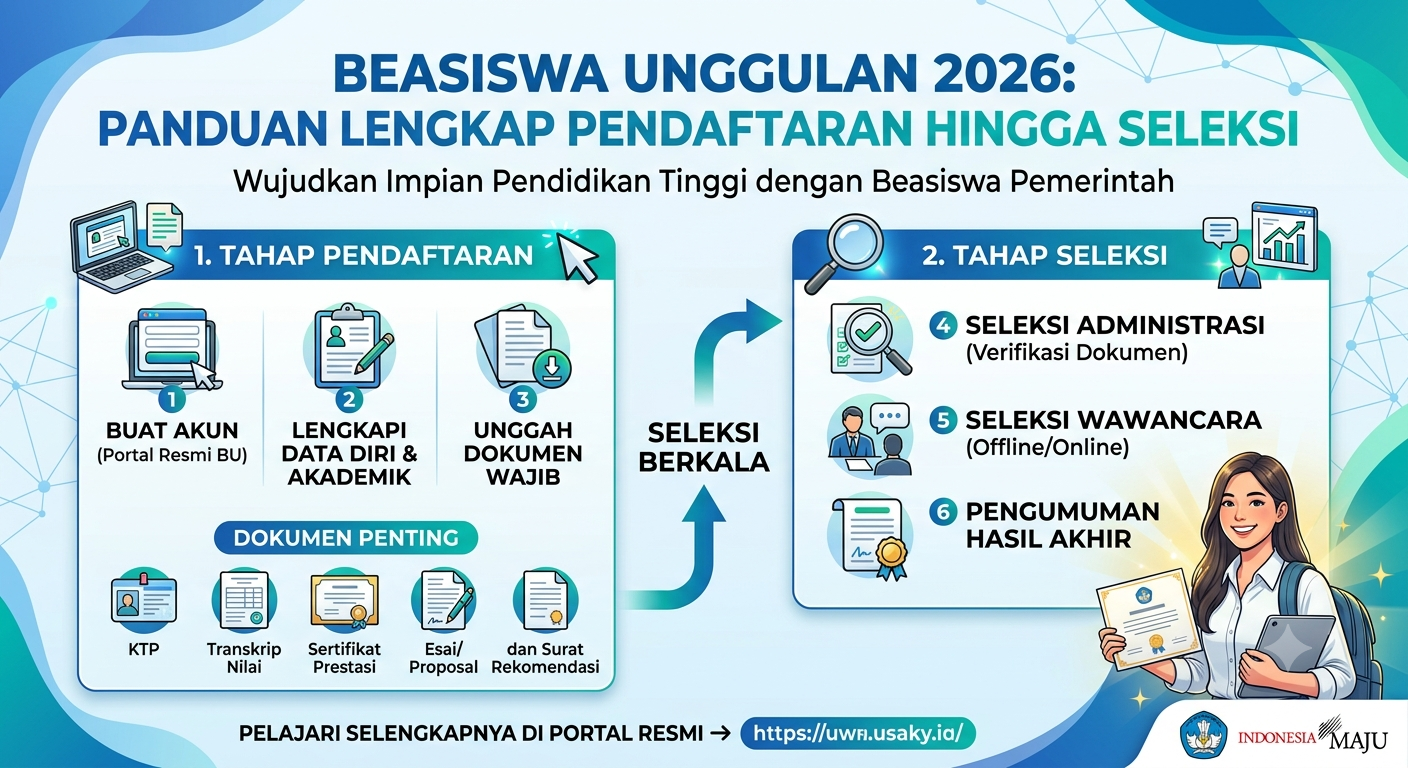 Beasiswa Unggulan 2026: Panduan Lengkap Pendaftaran hingga Seleksi