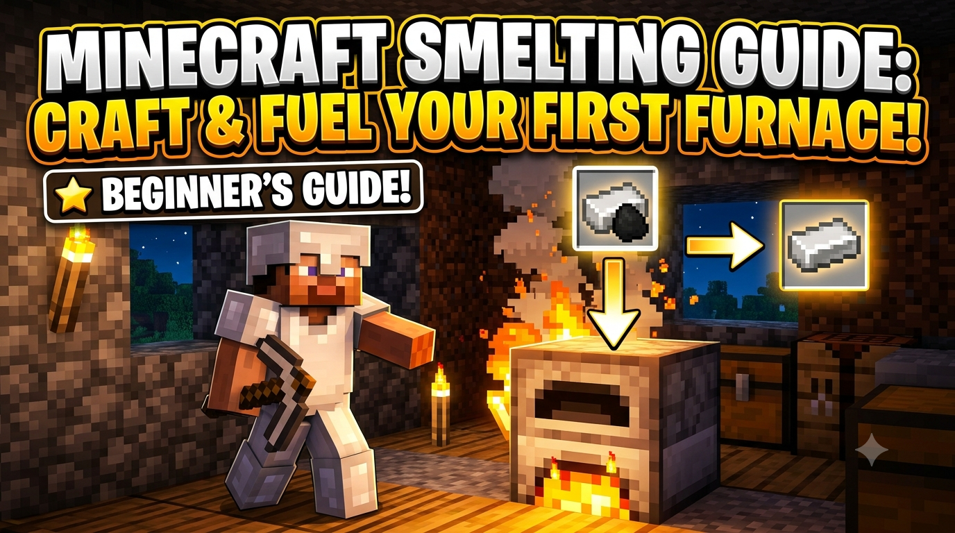 Minecraft Smelting Guide: How to Craft and Fuel Your First Furnace