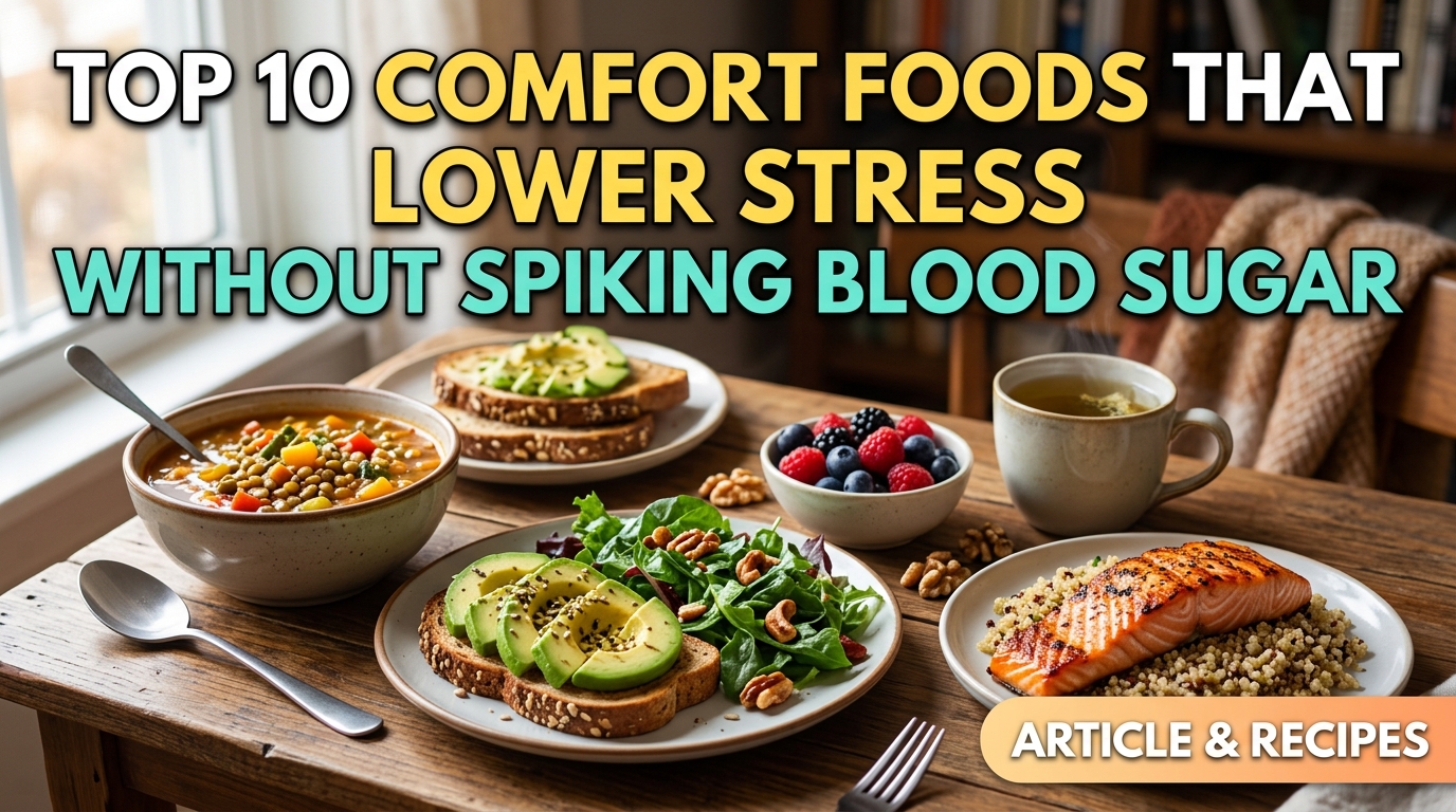 Top 10 Comfort Foods That Support Stress Management Without Excessive Added Sugar