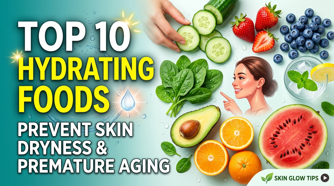 Top 10 Hydrating Foods That Help Prevent Skin Dryness and Support Healthy Aging