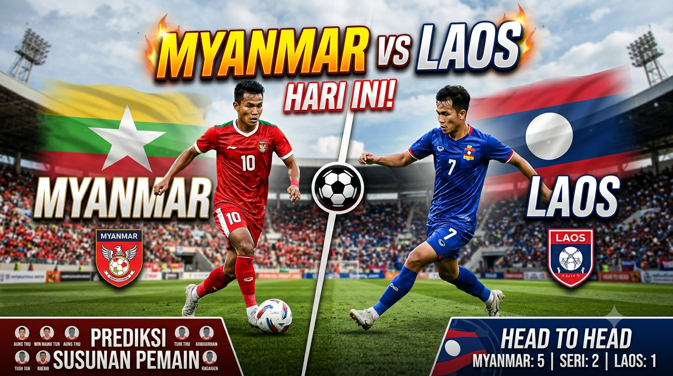 Myanmar vs Laos Hari Ini: Prediksi Susunan Pemain dan Head to Head