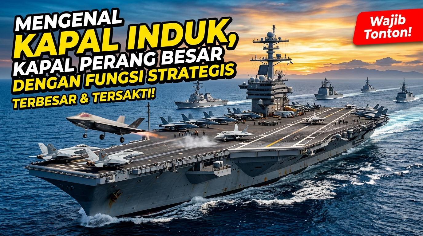 Mengenal Kapal Induk, Kapal Perang Besar dengan Fungsi Strategis