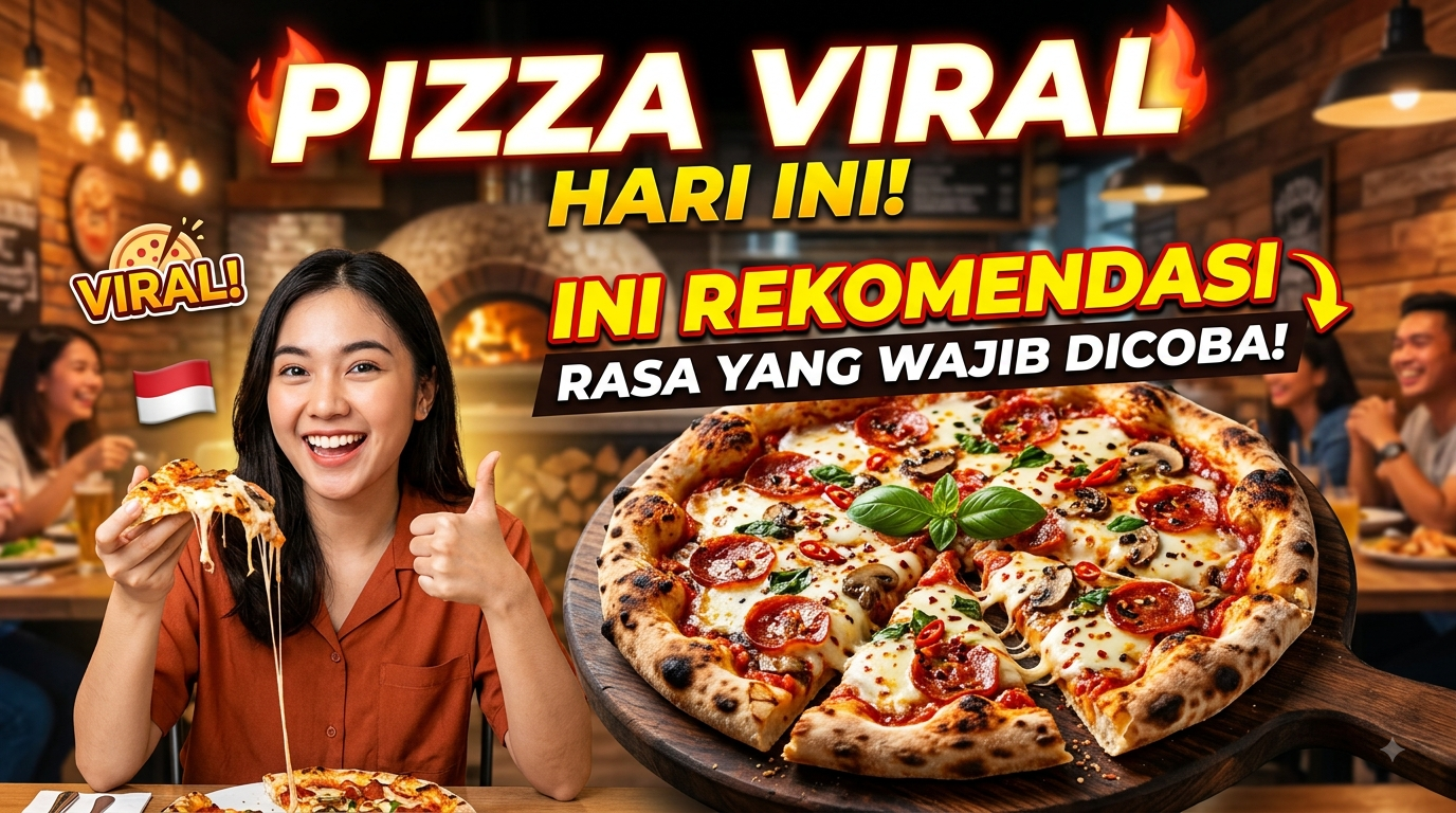 Pizza Viral Hari Ini, Ini Rekomendasi Rasa yang Wajib Dicoba