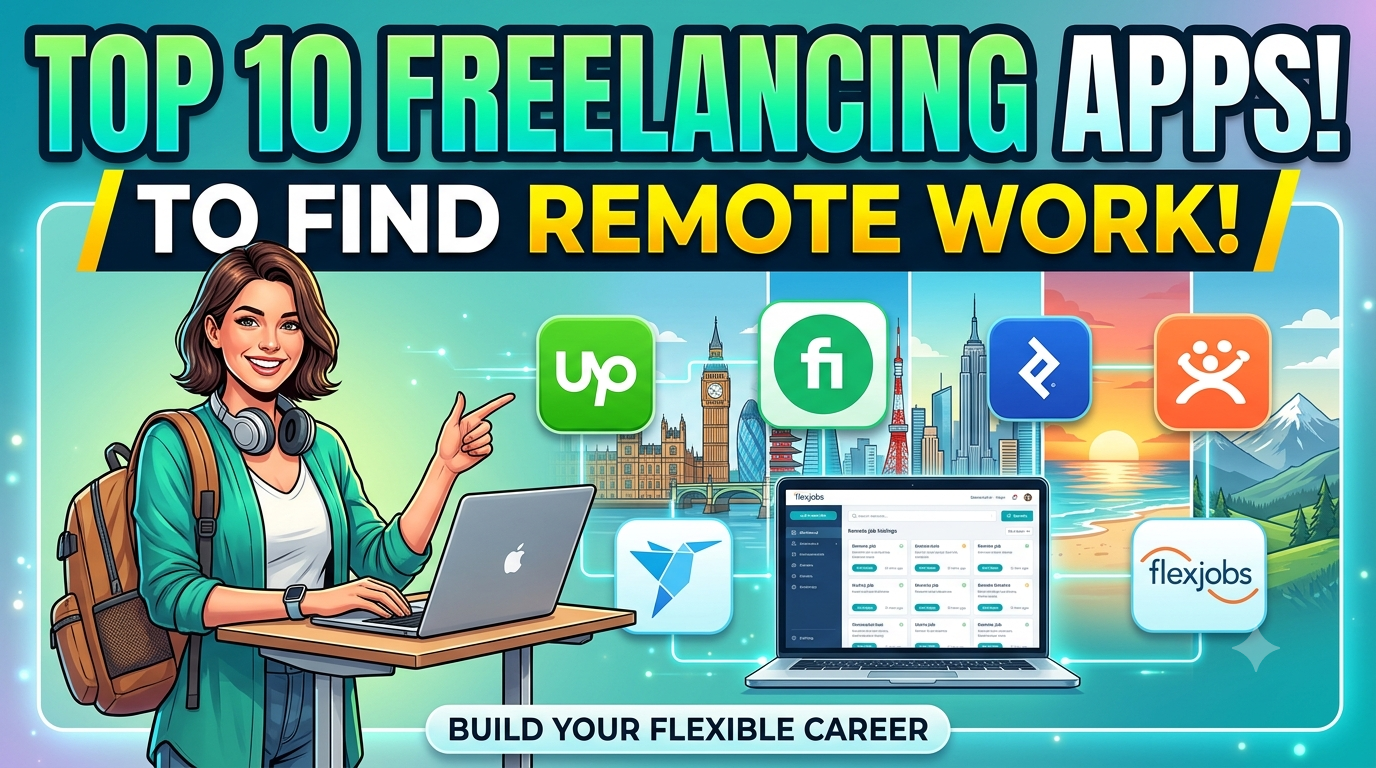 Top 10 Freelancing Apps and Websites to Find Remote Work
