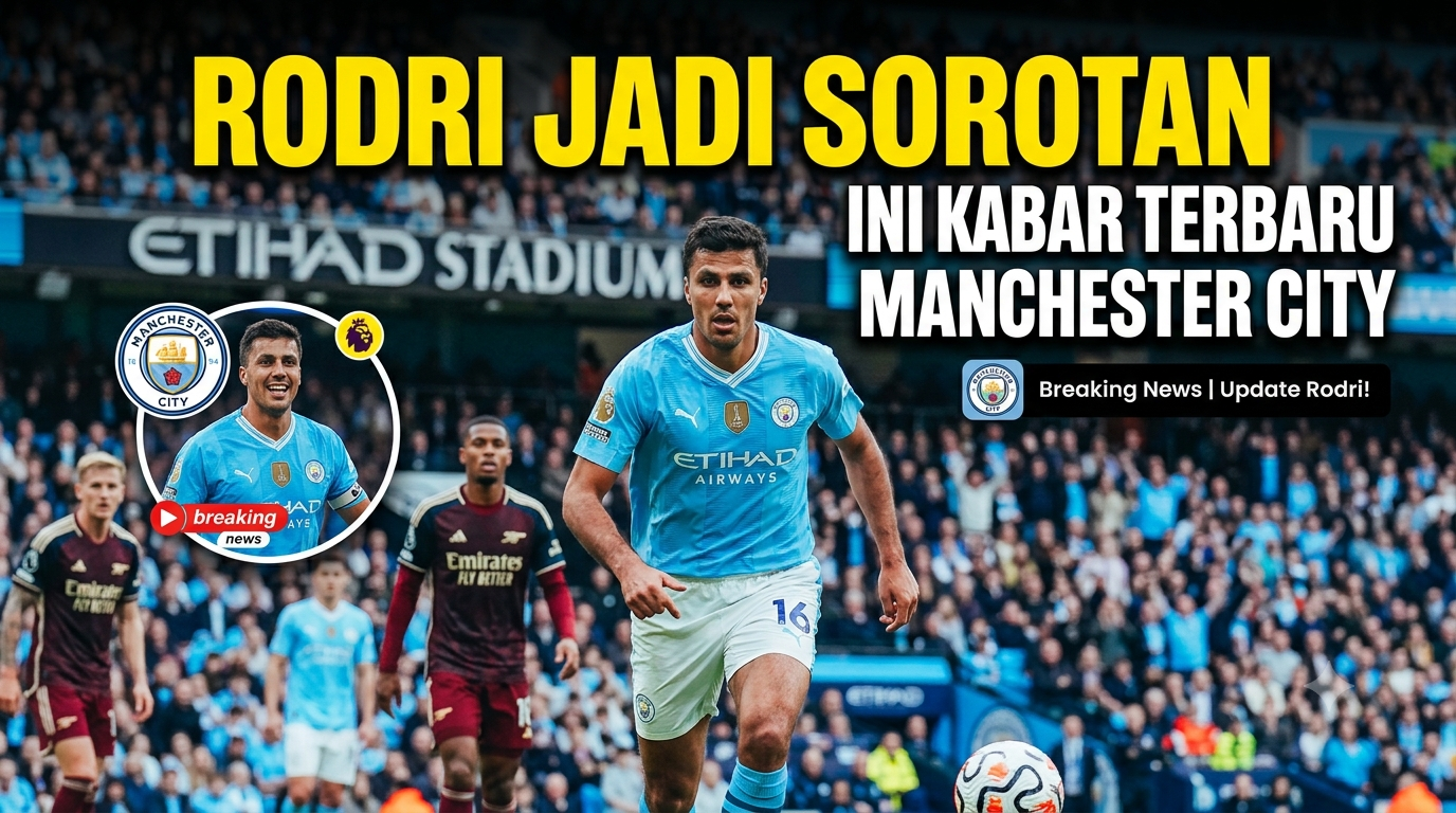 Rodri Jadi Sorotan, Ini Kabar Terbaru Gelandang Manchester City