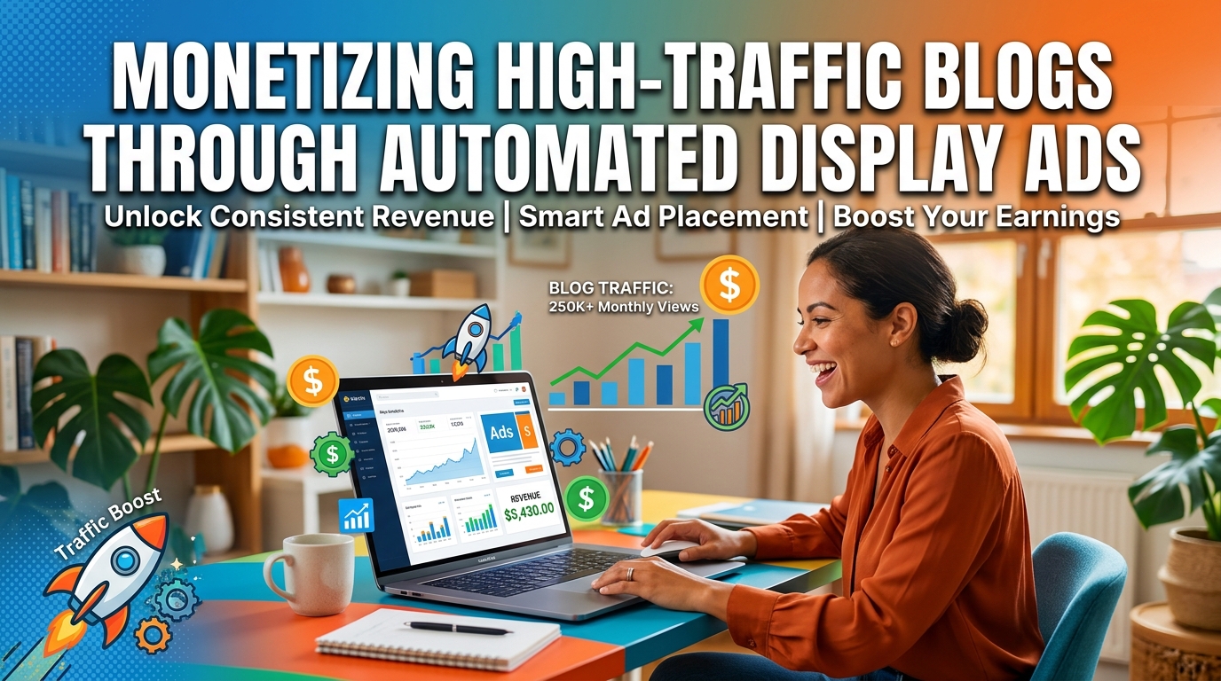 Monetizing High-Traffic Blogs Through Automated Display Ads