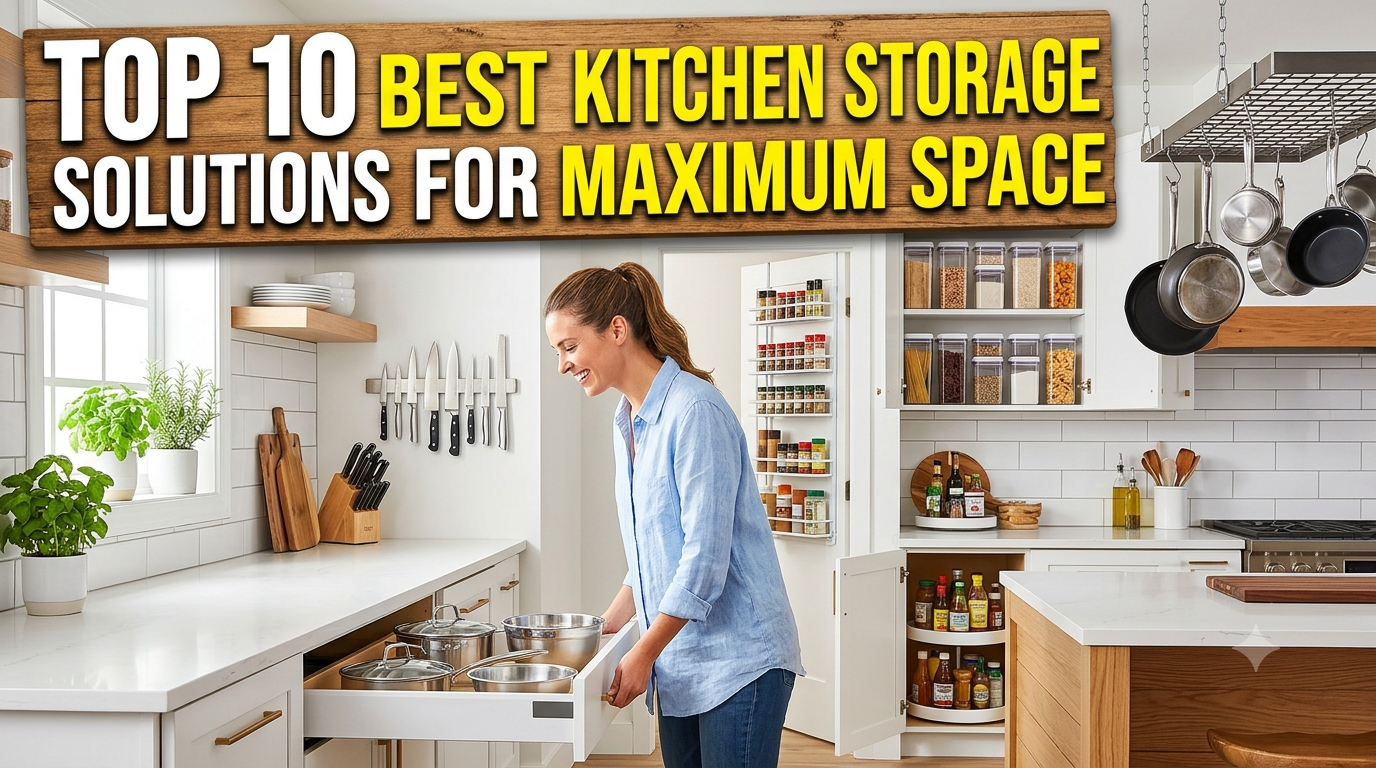 Top 10 Best Kitchen Storage Solutions for Maximum Space