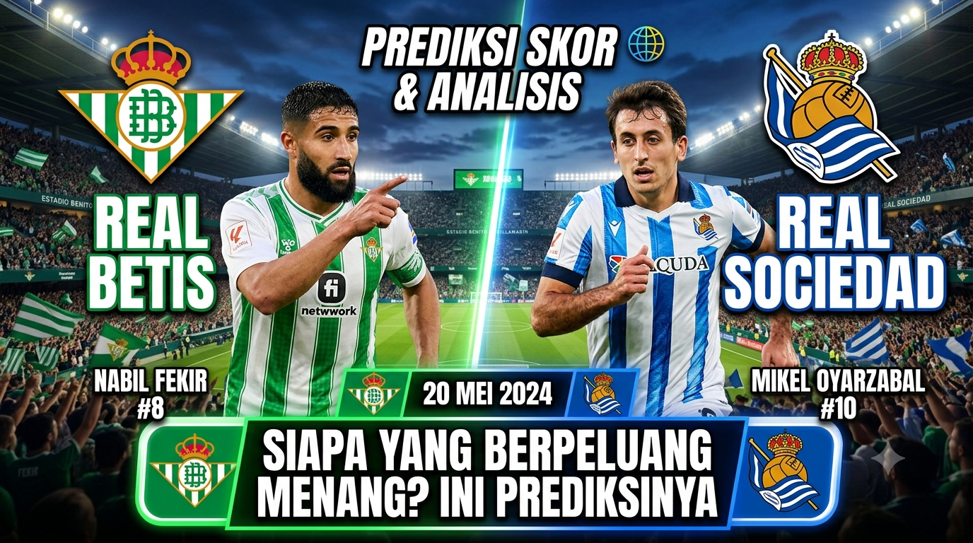 Betis vs Real Sociedad, siapa yang berpeluang menang? Ini prediksinya