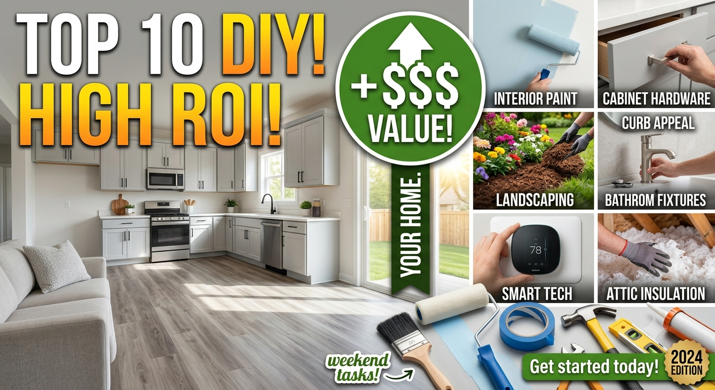 Top 10 DIY Home Improvement Projects with High ROI