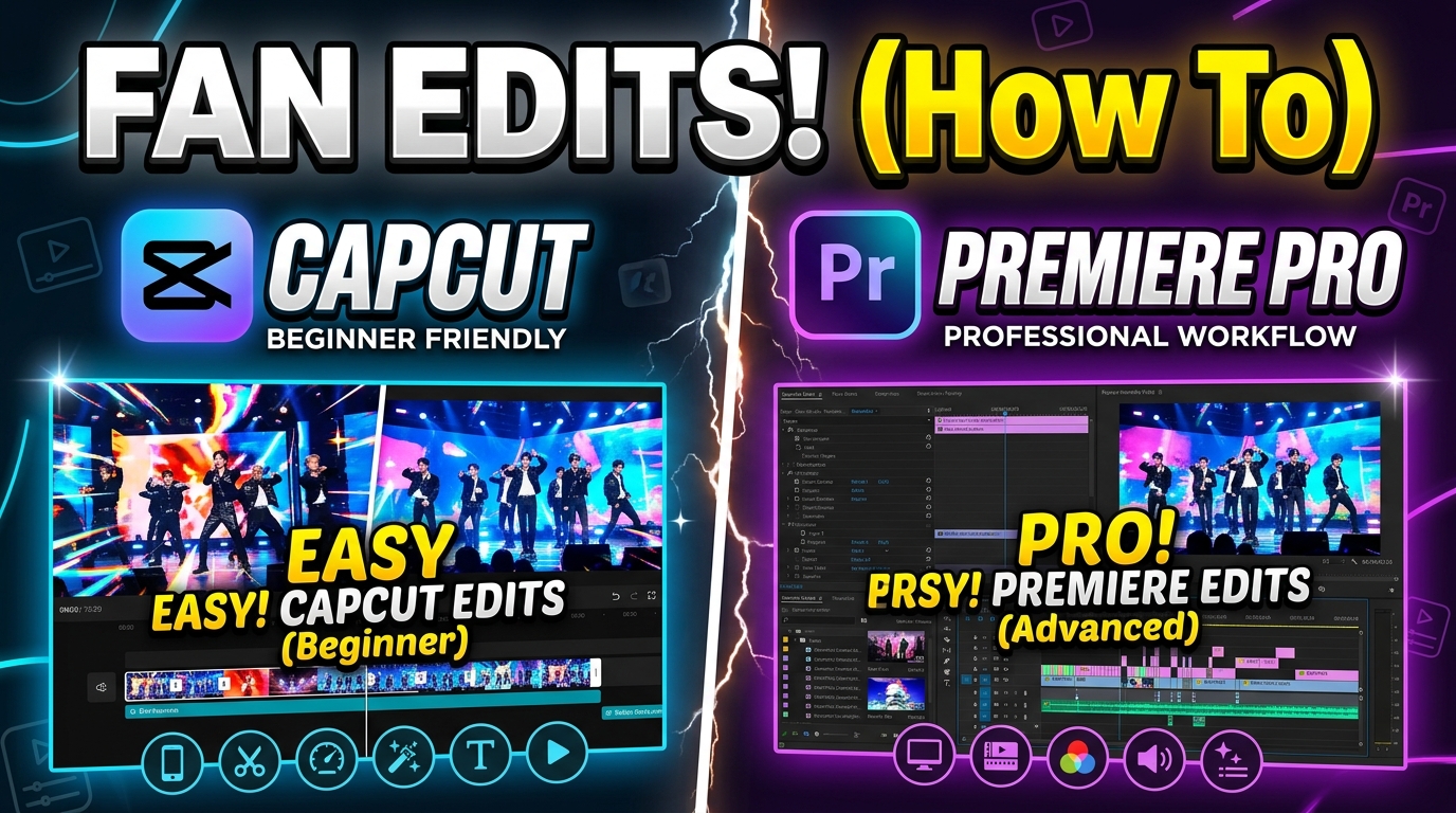 How to Make Fan Edits on CapCut and Premiere Pro: A Beginner’s Guide