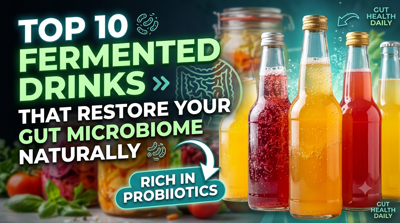 Top 10 Fermented Drinks That Restore Your Gut Microbiome Naturally