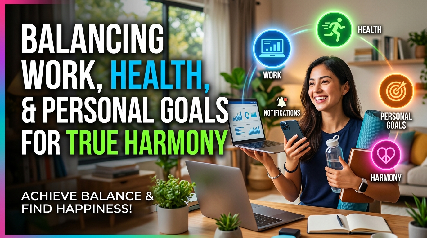 Balancing Work, Health, and Personal Goals for True Harmony