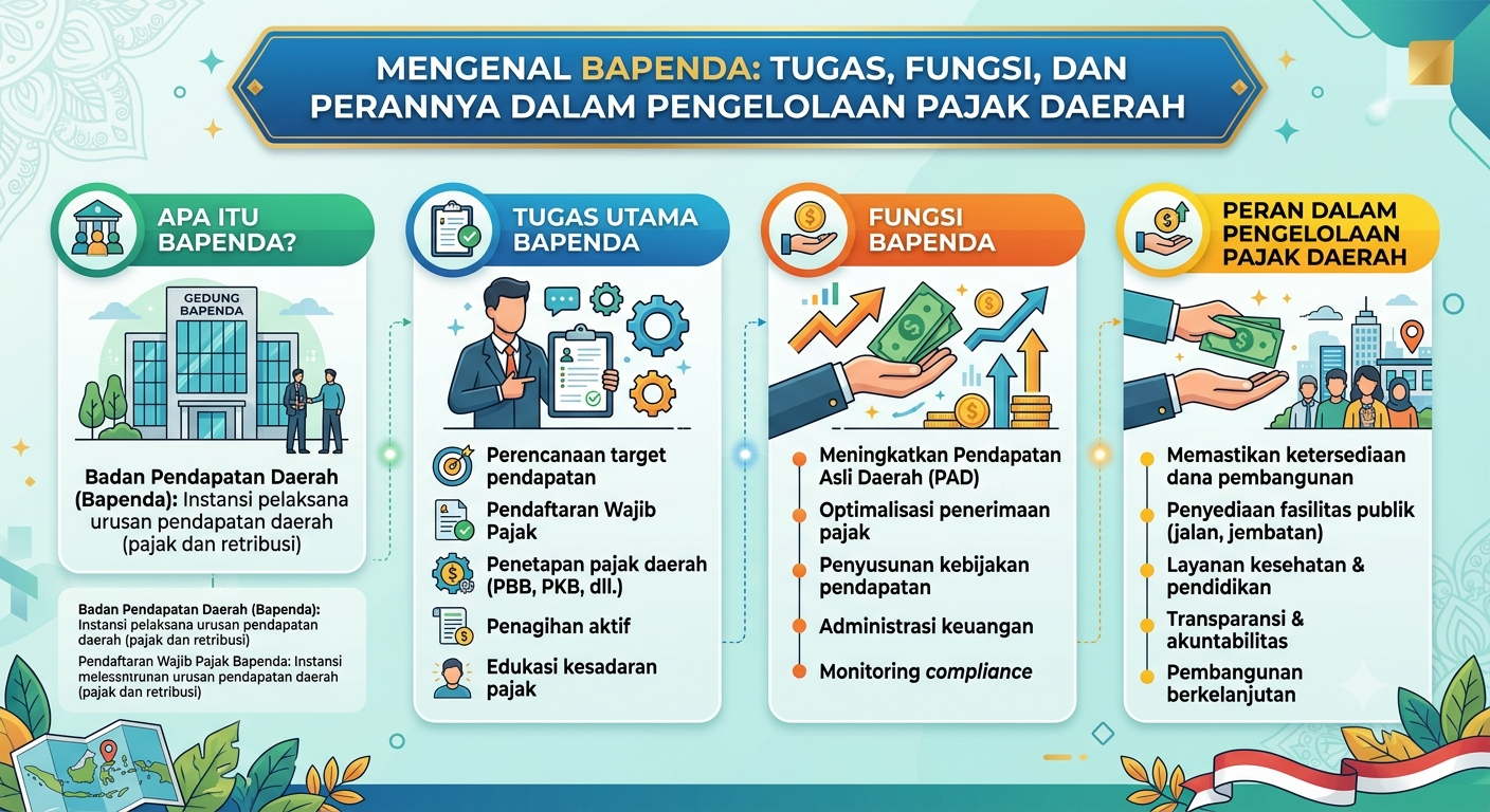 Mengenal Bapenda: Tugas, Fungsi, dan Perannya dalam Pengelolaan Pajak Daerah